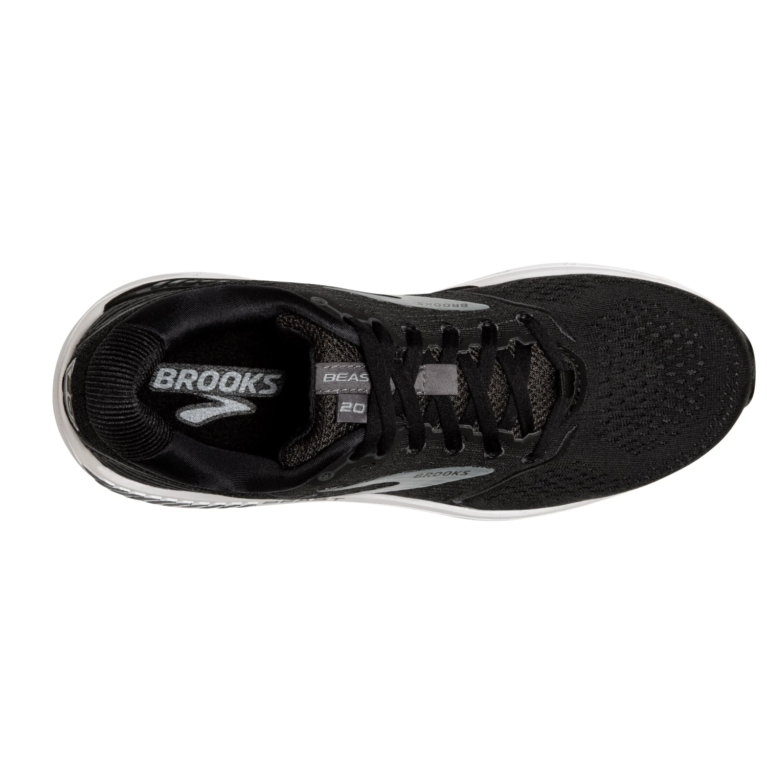 'Brooks' Men's Beast 20 - Black / Ebony / Grey - Image 4