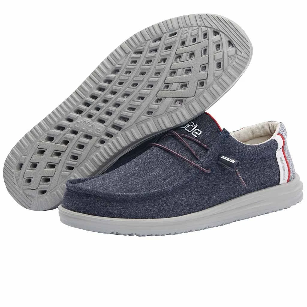 'Hey Dude' Men's Wally Free - Arctic Blue - Image 2