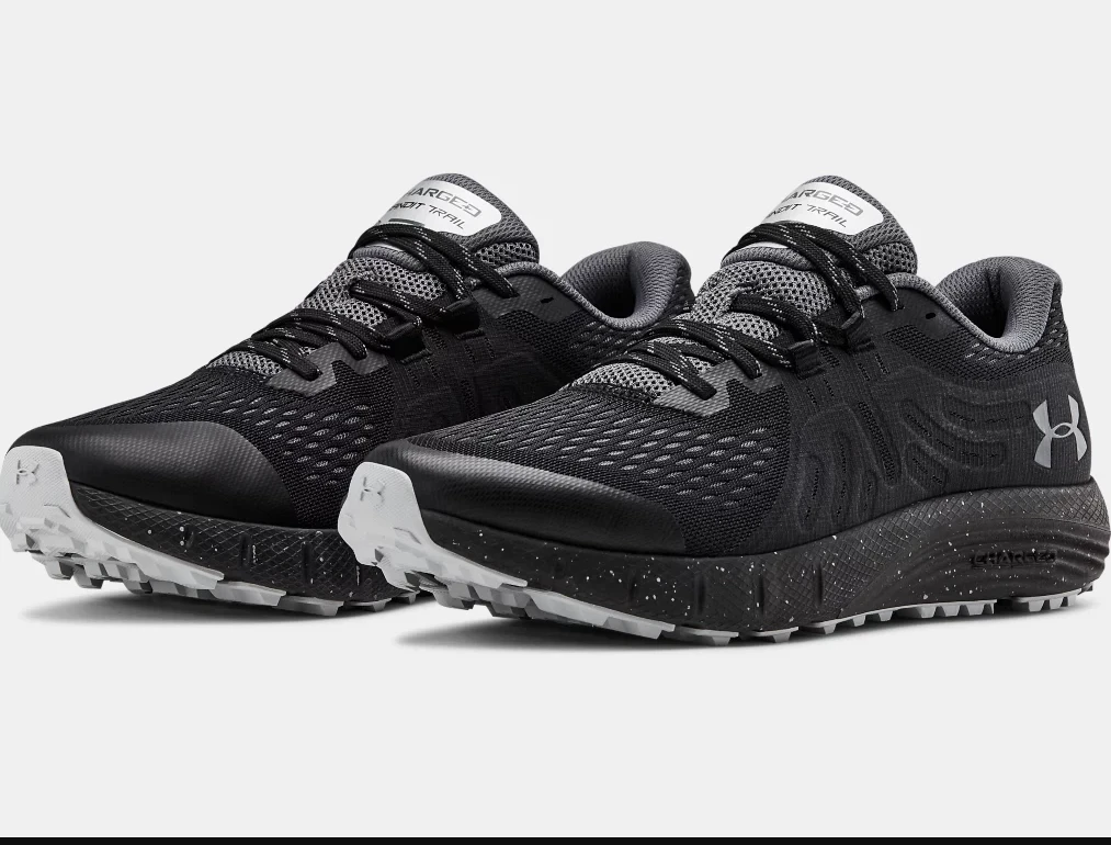 'Under Armour' Men's Charged Bandit Trail - Black / Grey - Image 3