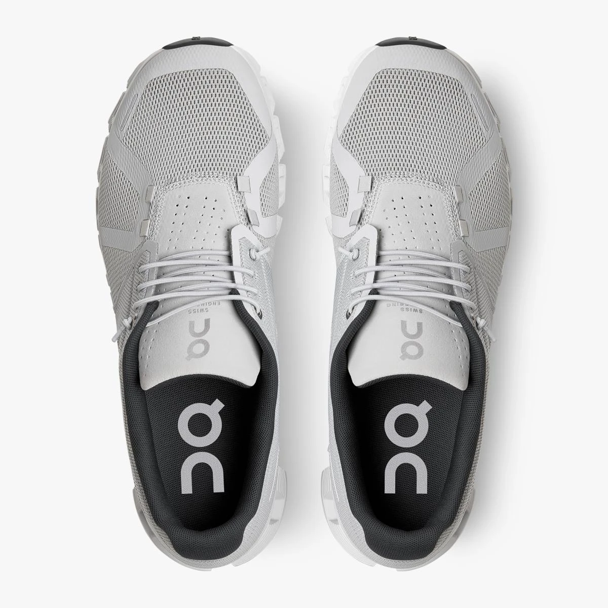 'On Running' Men's Cloud 5 - Glacier / White - Image 2