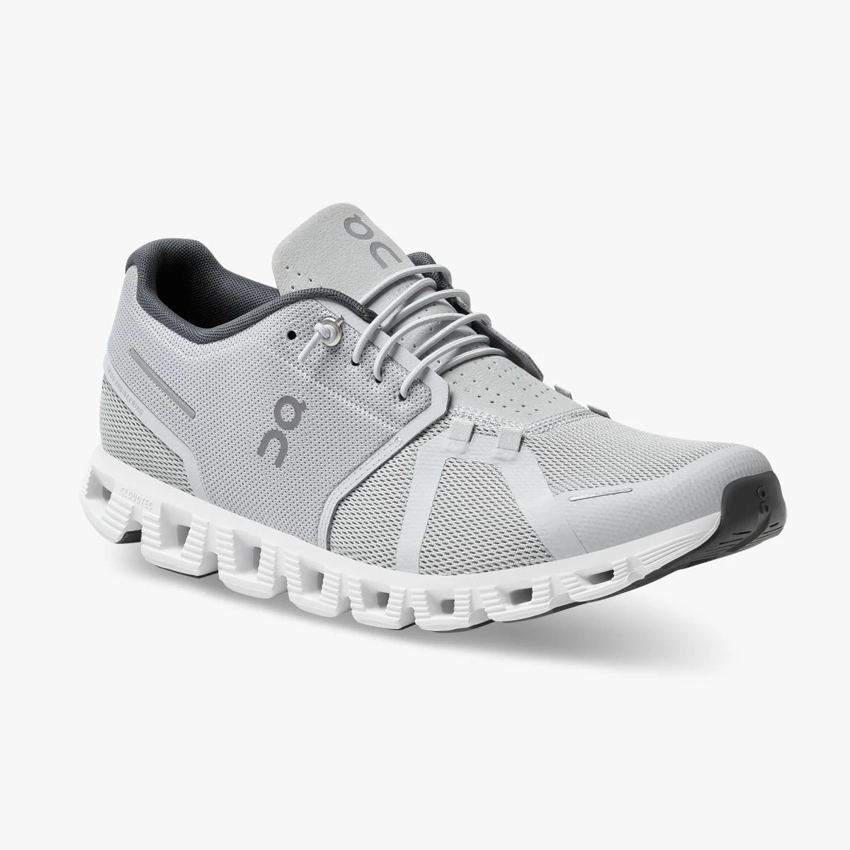 'On Running' Men's Cloud 5 - Glacier / White - Image 5