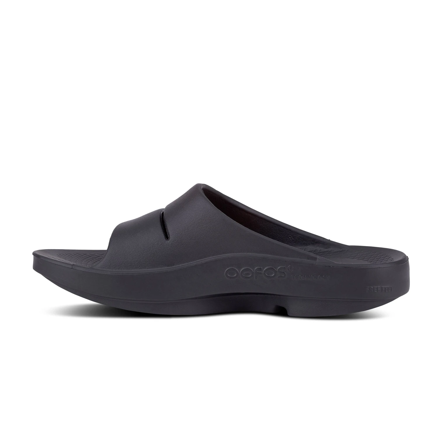 'OOFOS' Unisex OOahh Slide Sandal - Black - Image 3